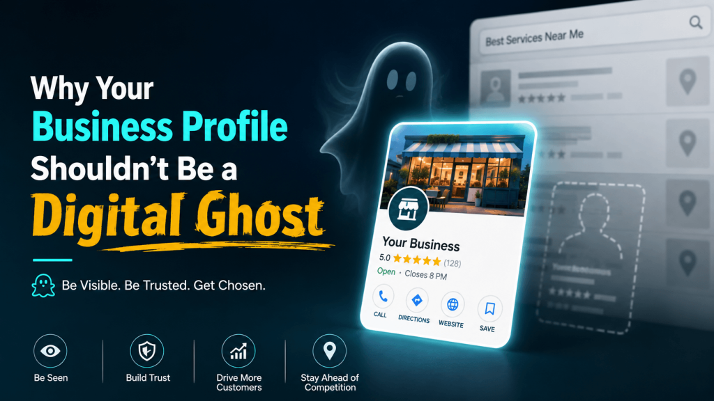 Why Your Business Profile Shouldn’t Be a Digital Ghost